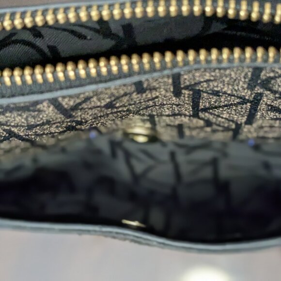 Calvin Klein Ck Must Monogram Recycled Crossbody Bag In Brown Black . Great Cond - Picture 13 of 14